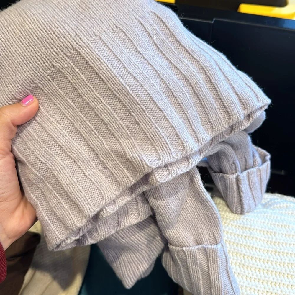 🌿Final Sale J. Crew Gray Turtleneck Wool Knit Sweater‎
